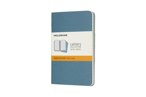 Produktbild: Moleskine Cahier Pocket/A6, 3er Set, Liniert, Lebhaftes Blau