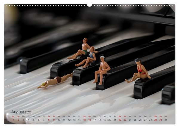 Produktbild: Es gibt Musik auf die Augen (hochwertiger Premium Wandkalender 2026 DIN A2 quer), Kunstdruck in Hochglanz