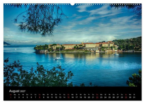 Produktbild: Bella Italia &ndash; Impressionen aus der Toskana und Ligurien (Wandkalender 2027 DIN A2 quer), CALVENDO Monatskalender