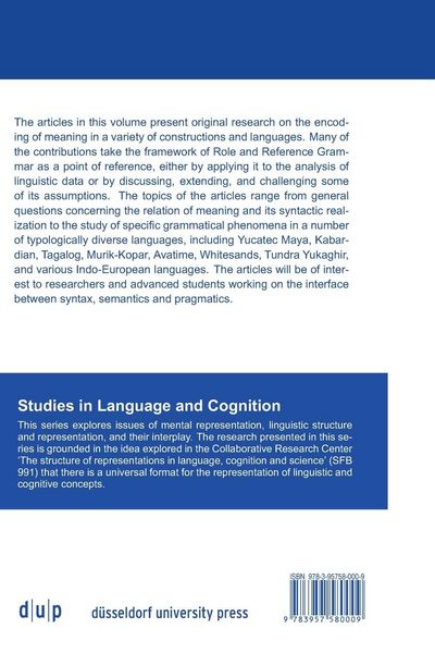 Produktbild: Explorations of the Syntax-Semantics Interface