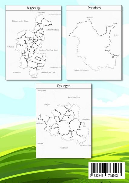 Produktbild: Deutschland Bundesl&auml;nder und Landkreise Malbuch