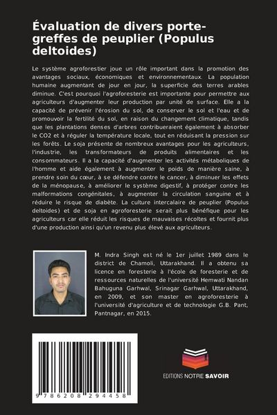 Produktbild: &Eacute;valuation de divers porte-greffes de peuplier (Populus deltoides)