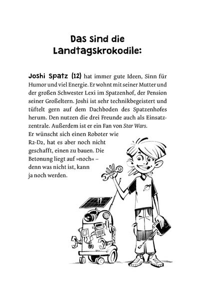 Produktbild: Die Landtagskrokodile 1. Urzeitknochen in Gefahr