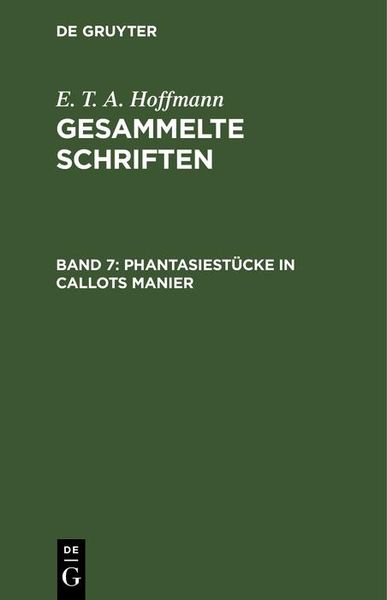 Produktbild: Phantasiest&uuml;cke in Callots Manier