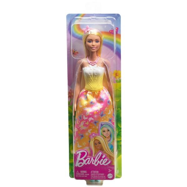 Produktbild: Barbie Prinzessinen Puppe mit gelben Haaren