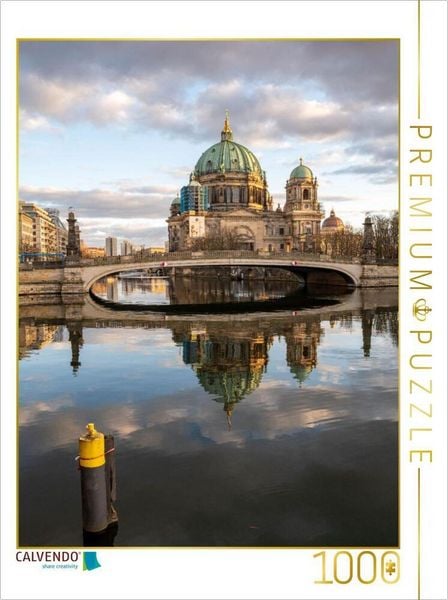 CALVENDO Puzzle Bode-Museum von der Ebertbrücke | 1000 Teile Lege-Größe 64x48cm Foto-Puzzle für glückliche Stunden