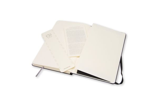 Produktbild: Moleskine Musiknotizbuch, L/A5, 70g-Papier, Hard Cover, Schwarz