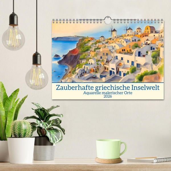 Produktbild: Zauberhafte griechische Inselwelt (Wandkalender 2026 DIN A4 quer), CALVENDO Monatskalender