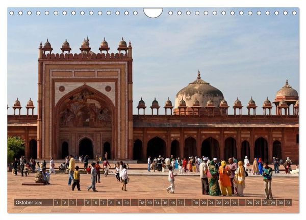 Produktbild: INDIEN - bunt und geheimnisvoll (Wandkalender 2026 DIN A4 quer), CALVENDO Monatskalender