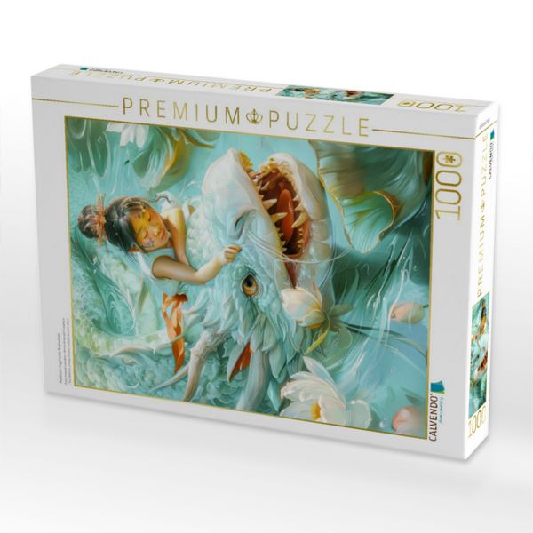Produktbild: CALVENDO Puzzle Asiatisch inspirierte Animation | 1000 Teile Lege-Gr&ouml;&szlig;e 64x48cm Foto-Puzzle f&uuml;r gl&uuml;ckliche Stunden