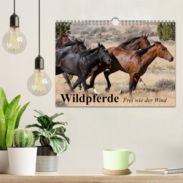 Produktbild: Wildpferde. Frei wie der Wind (Wandkalender 2026 DIN A4 quer), CALVENDO Monatskalender