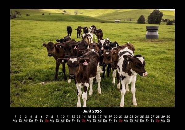 Produktbild: Kuhkalender 2026 Fotokalender DIN A3