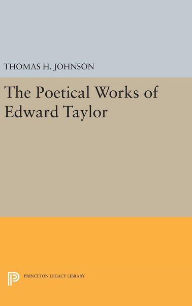 Produktbild: The Poetical Works of Edward Taylor