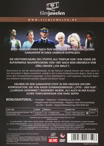 Produktbild: Gewitter im Mai - Die Ganghofer Verfilmungen - Sammelbox 8 [2 DVDs]