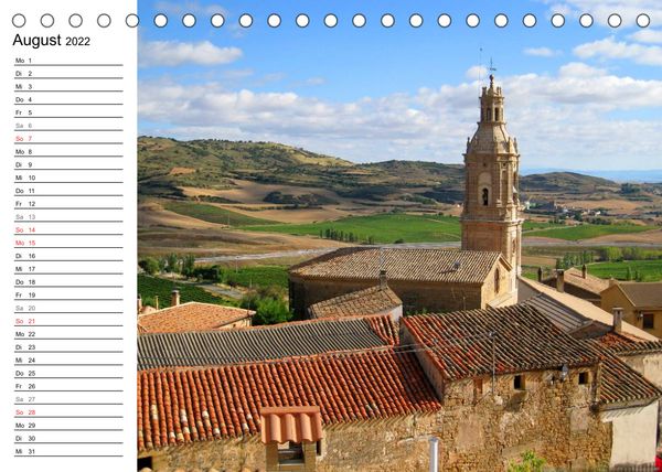Produktbild: Camino Frances - JakobswegAT-Version (Tischkalender 2022 DIN A5 quer)