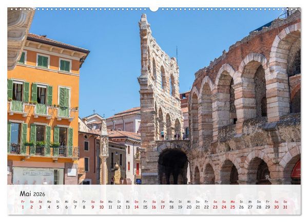 Produktbild: Italien - zwischen Dolomiten und Amalfik&uuml;ste (Wandkalender 2026 DIN A2 quer), CALVENDO Monatskalender