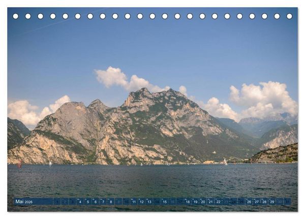 Produktbild: Gardasee. Lago di Garda (Tischkalender 2026 DIN A5 quer), CALVENDO Monatskalender