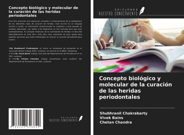 Produktbild: Concepto biol&oacute;gico y molecular de la curaci&oacute;n de las heridas periodontales