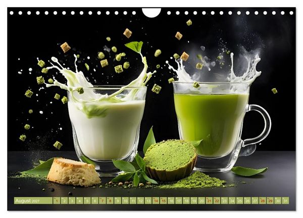 Produktbild: Alles Matcha - Hot und Cool (Wandkalender 2027 DIN A4 quer), CALVENDO Monatskalender