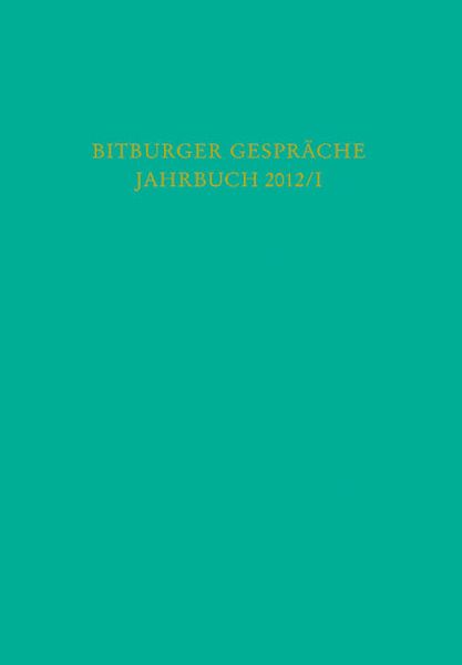 Produktbild: Bitburger Gespr&auml;che Jahrbuch 2012/I