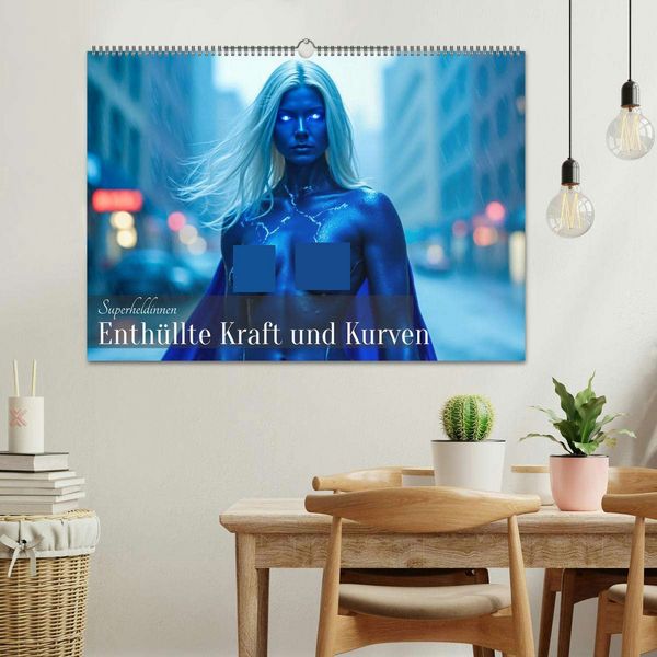 Produktbild: Superheldinnen - Enth&uuml;llte Kraft und Kurven (Wandkalender 2026 DIN A2 quer), CALVENDO Monatskalender