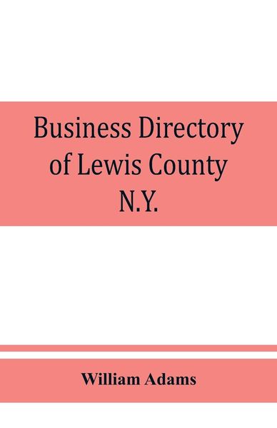 Produktbild: Business directory of Lewis County, N.Y.