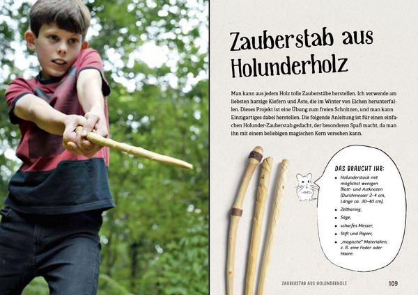 Produktbild: Kinder schnitzen im Wald
