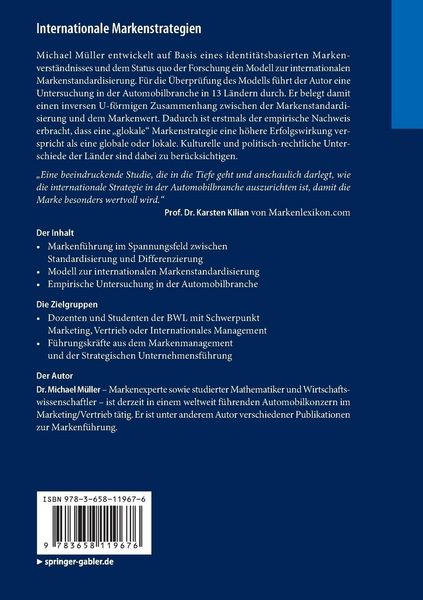Produktbild: Internationale Markenstrategien