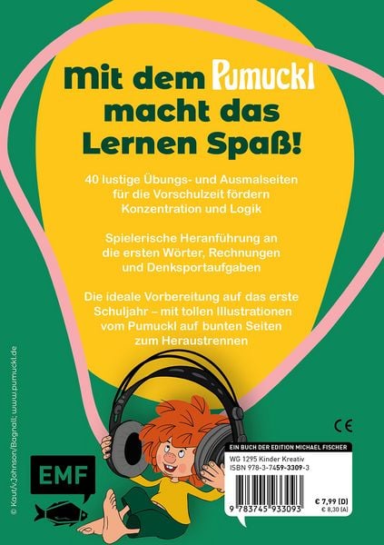 Produktbild: Lern-Spiel-Spa&szlig; mit Pumuckl - Mein Vorschulblock: Formen, Mengen und Laute