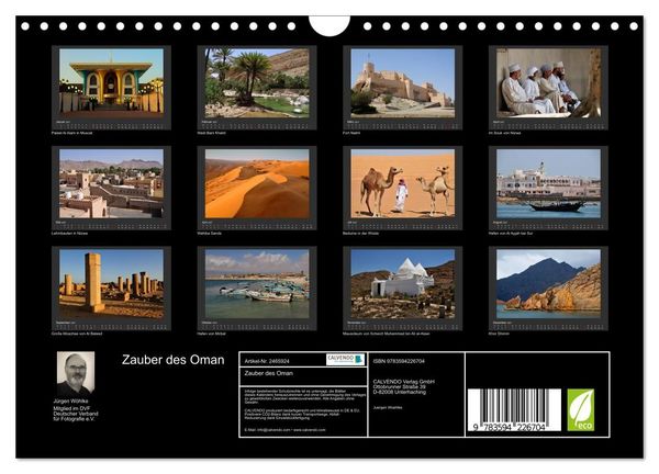 Produktbild: Zauber des Oman (Wandkalender 2027 DIN A4 quer), CALVENDO Monatskalender