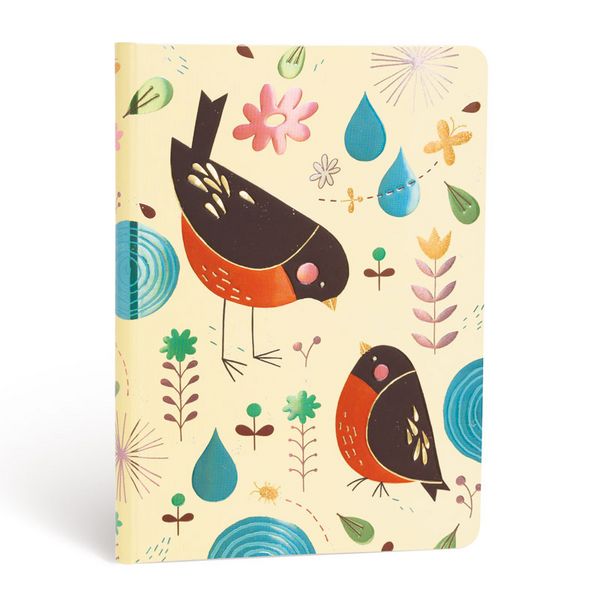 Produktbild: Hardcover Notizbuch Mutter Rotkehlchen, Midi, Liniert