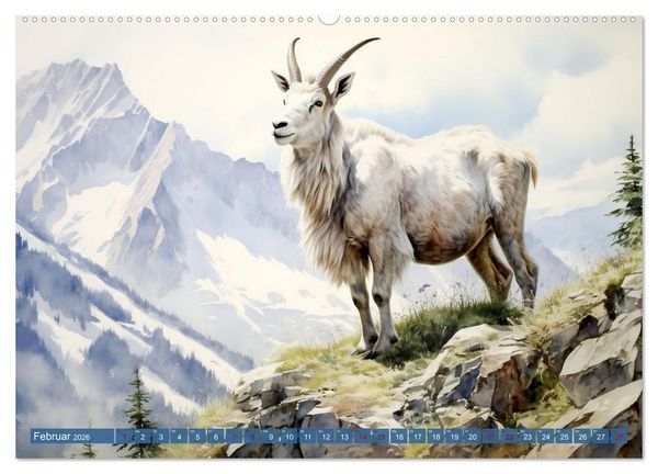 Produktbild: Die Magie der Bergwelt (hochwertiger Premium Wandkalender 2026 DIN A2 quer), Kunstdruck in Hochglanz