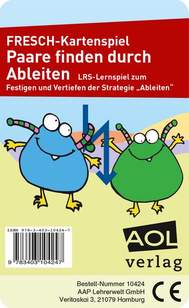 Produktbild: FRESCH-Kartenspiel: Paare finden durch Ableiten