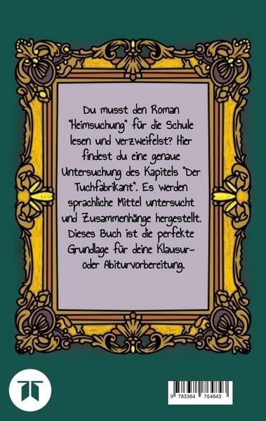 Produktbild: Abiturvorbereitung f&uuml;r das Fach Deutsch mit @hannasroth: "Der Tuchfabrikant"
