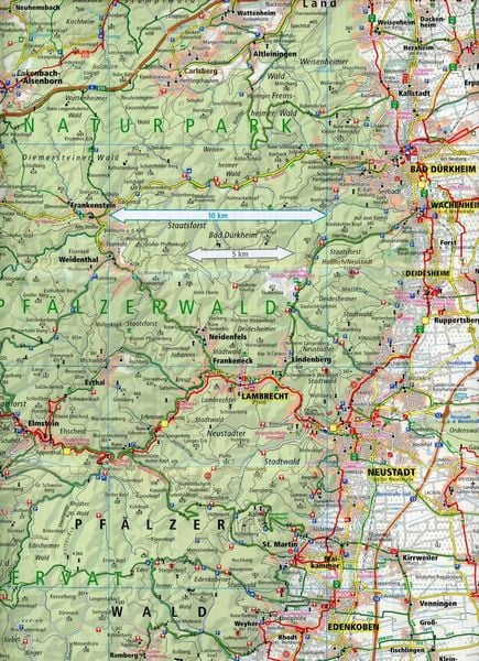 Produktbild: Pfalz, Kaiserslautern - Bad Dürkheim, Pirmasens 1 : 100.000