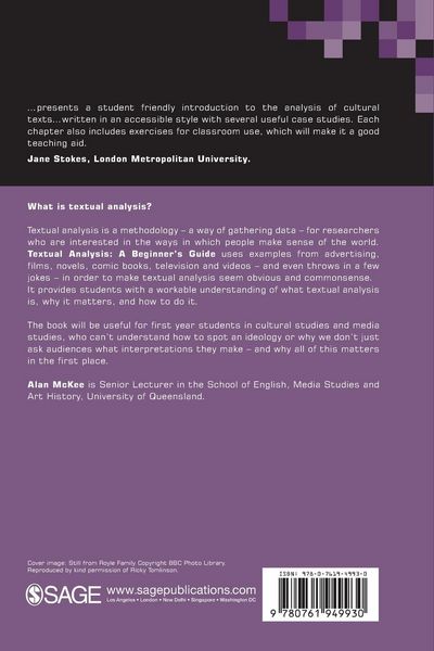 Produktbild: Textual Analysis