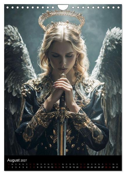 Produktbild: Gothic Angels (Wandkalender 2027 DIN A4 hoch), CALVENDO Monatskalender