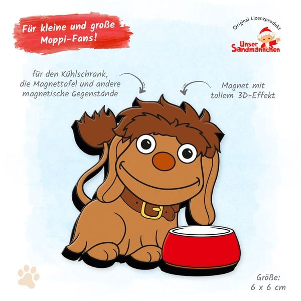 Produktbild: Trötsch Unser Sandmännchen Magnet Moppi
