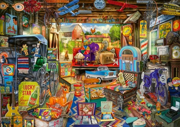 Produktbild: Garagen-Flohmarkt Puzzle 500 Teile