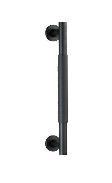 Produktbild: Wandhaltegriff Mod. Secura 40,5 cm Schwarz, Bauart gepr&uuml;ft