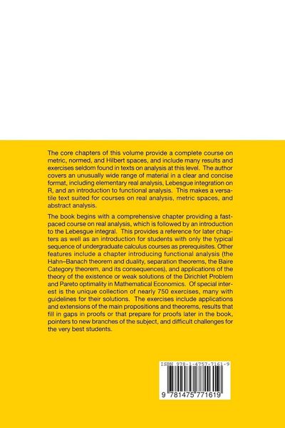 Produktbild: Foundations of Real and Abstract Analysis