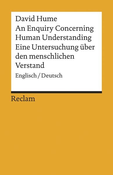 Produktbild: An Enquiry Concerning Human Understanding / Eine Untersuchung &uuml;ber den menschlichen Verstand. Englisch/Deutsch