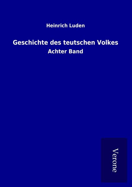 Produktbild: Geschichte des teutschen Volkes