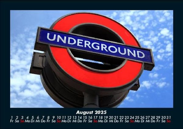 Produktbild: London 2025 Fotokalender DIN A5