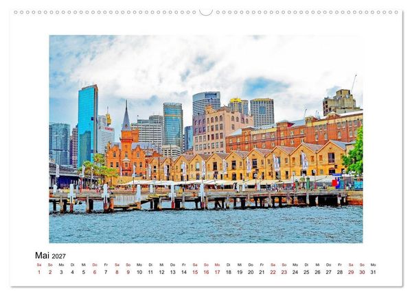 Produktbild: Sydney - beeindruckende Metropole (hochwertiger Premium Wandkalender 2027 DIN A2 quer), Kunstdruck in Hochglanz