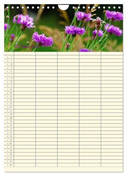 Produktbild: Der Naturgarten Familienplaner (Wandkalender 2026 DIN A4 hoch), CALVENDO Monatskalender