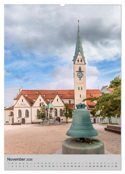 Produktbild: ALLG&Auml;U Idylle und Historie (Wandkalender 2026 DIN A2 hoch), CALVENDO Monatskalender