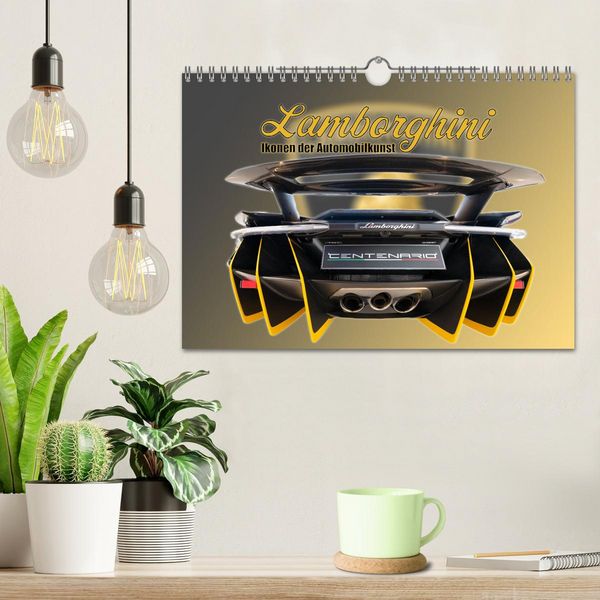Produktbild: Ikonen der Automobilkunst (Wandkalender 2025 DIN A4 quer), CALVENDO Monatskalender