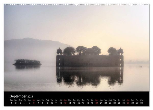Produktbild: India - Magical Cities and Landscapes (High Quality Premium Wall Calendar 2026 DIN A2 landscape),CALVENDO 12 Month Wall Calendar