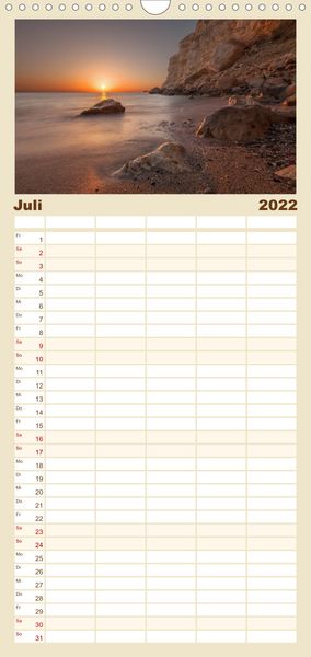 Produktbild: Familienplaner Naturfotografie (Wandkalender 2022 , 21 cm x 45 cm, hoch)